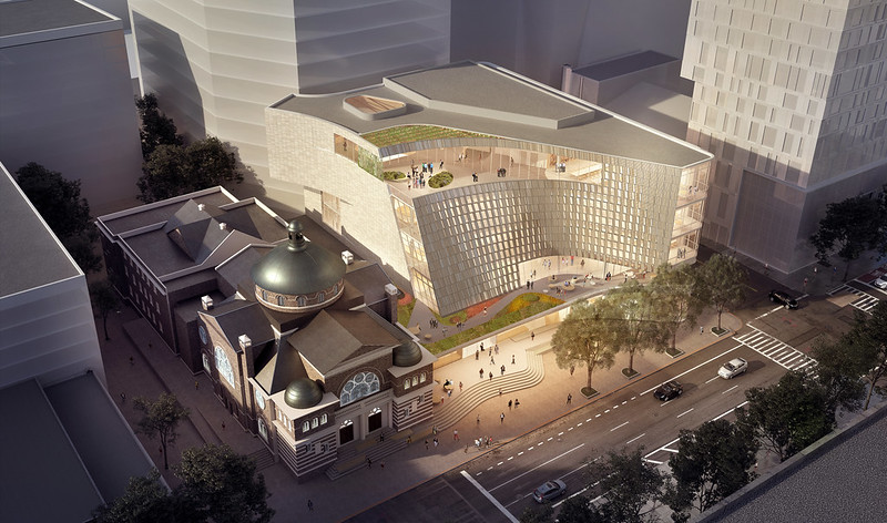 An image of the new Main Library in Charlotte, North Carolina